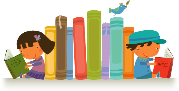 library book clipart