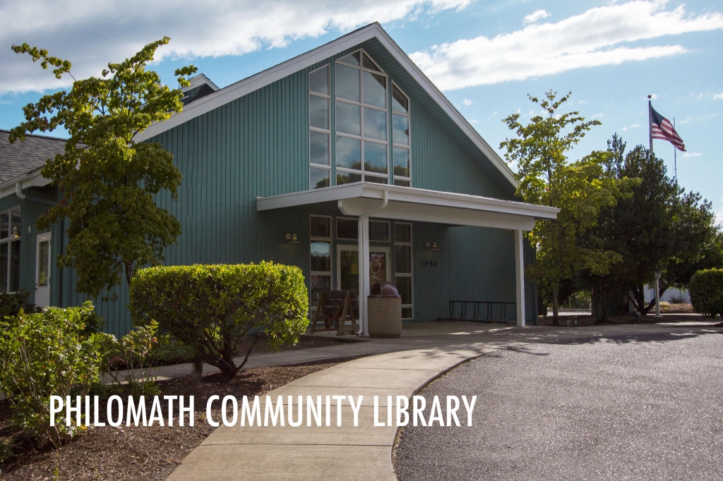 Philomath Public Library main entrance