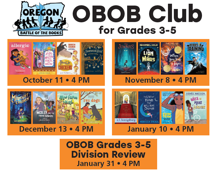 Image of OBOB book titles