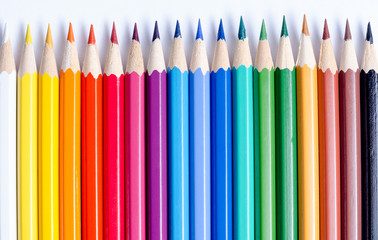 colored_pencils_coloring colored pencils in a row