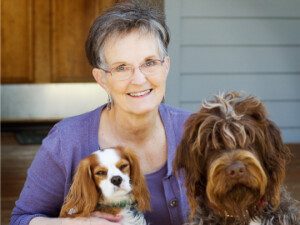 Jane Kirkpatrick Jane Kirkpatrick with her dogs