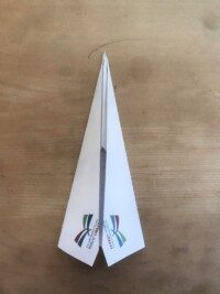 Photo of paper airplane step 4